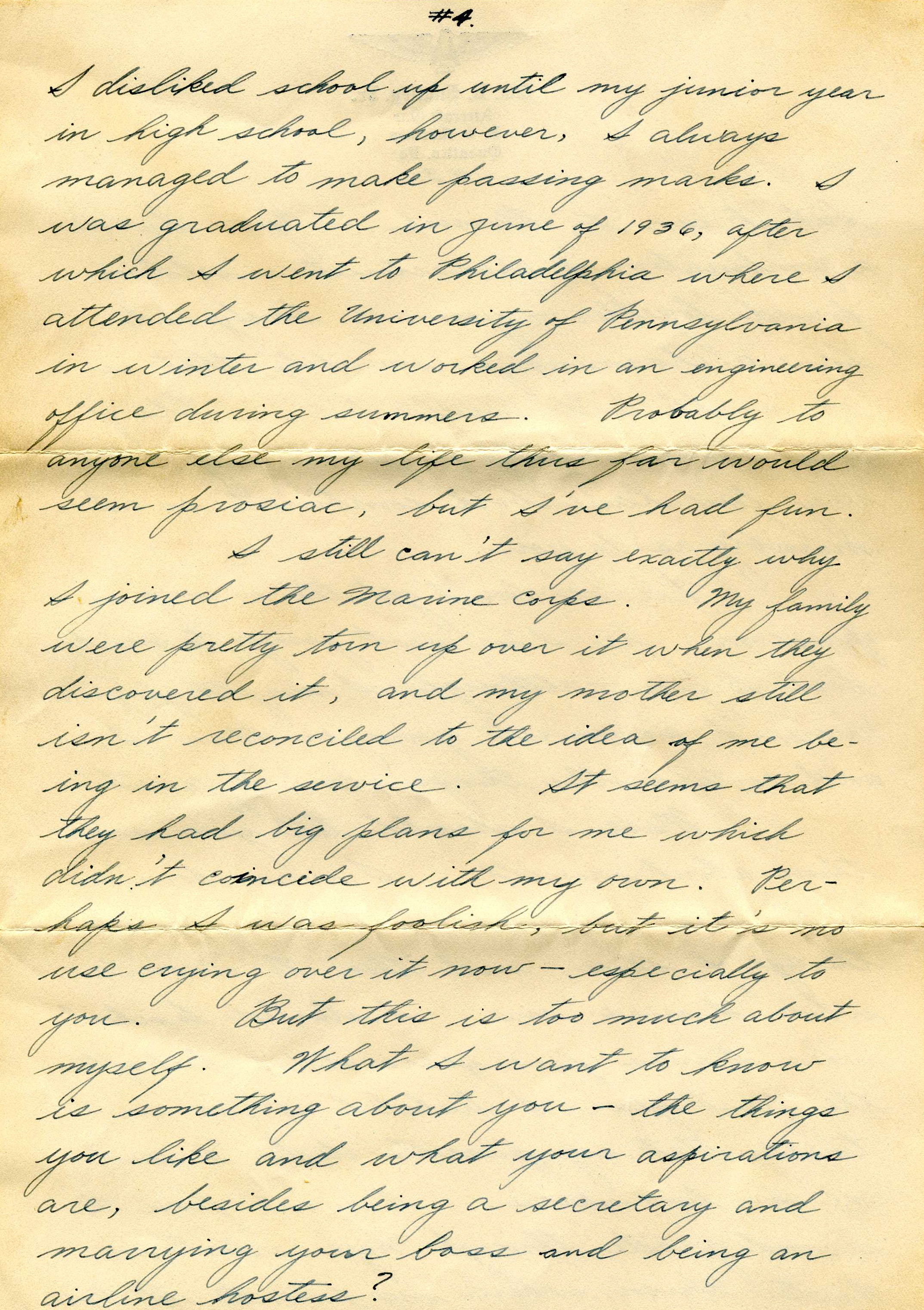 Bill's First Letter: Page 4