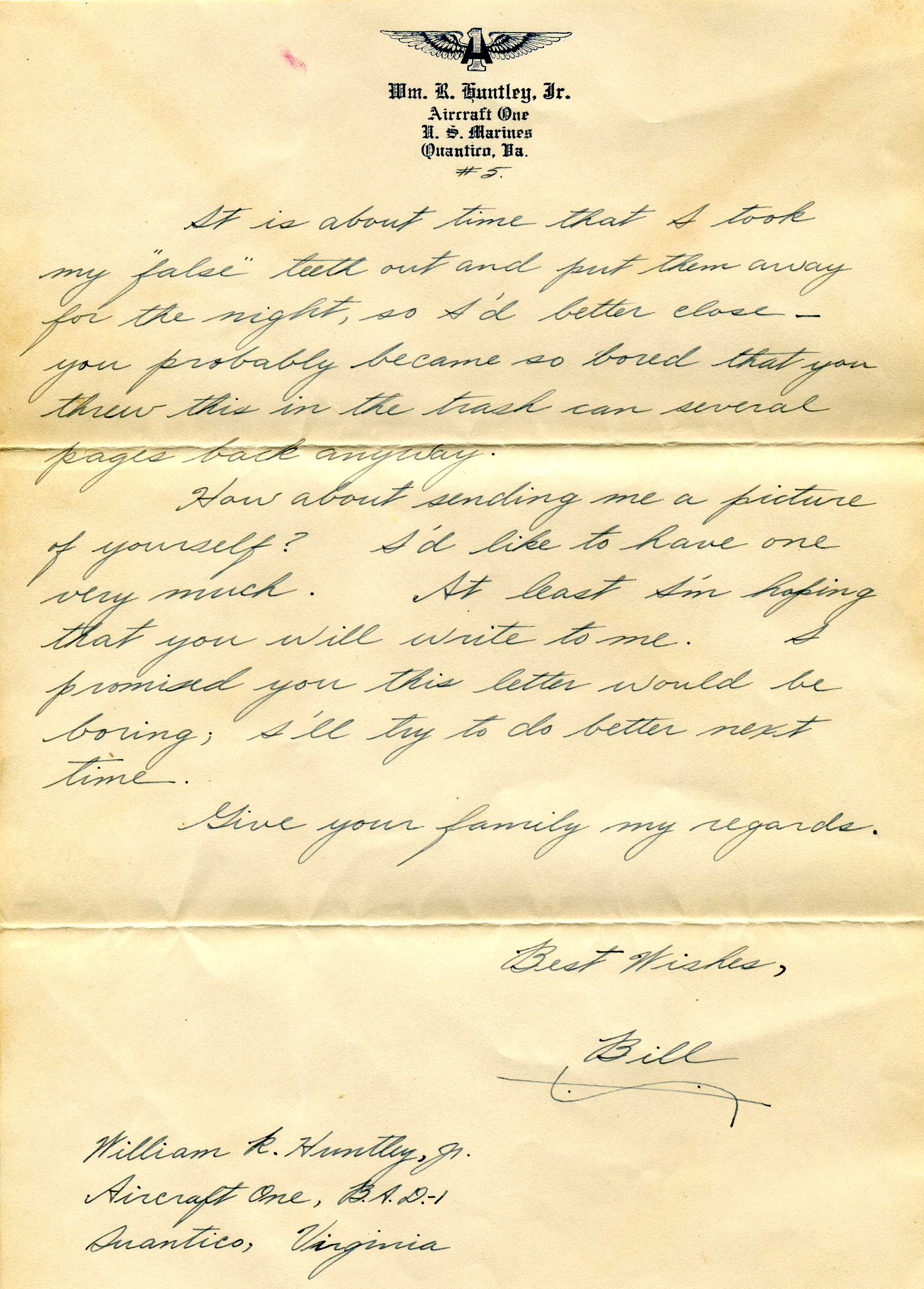 Bill's First Letter: Page 5